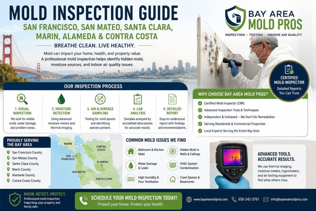 Bay Area Mold Inspection Guide: San Francisco, San Mateo, Santa Clara, Marin, Alameda & Contra…