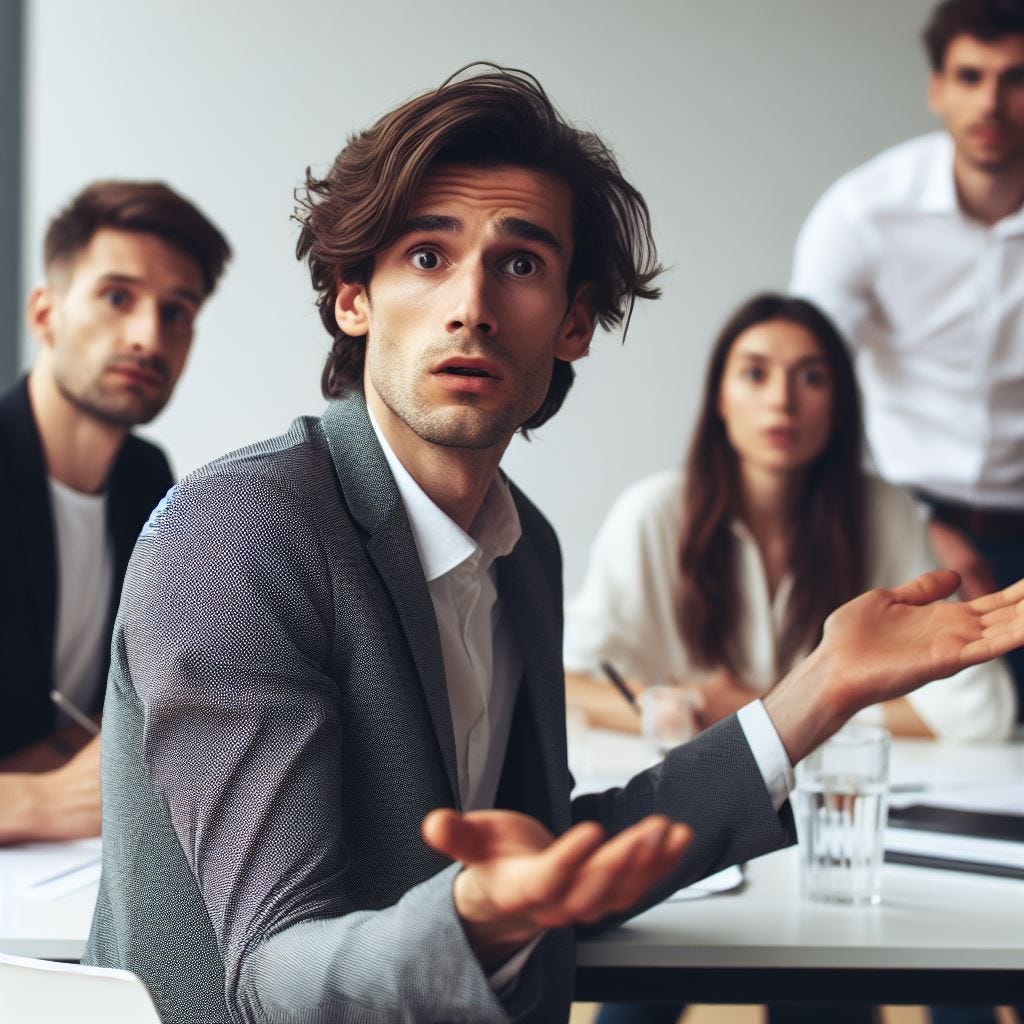 a Fear of Answering Questions on the Spot at Work by Mark