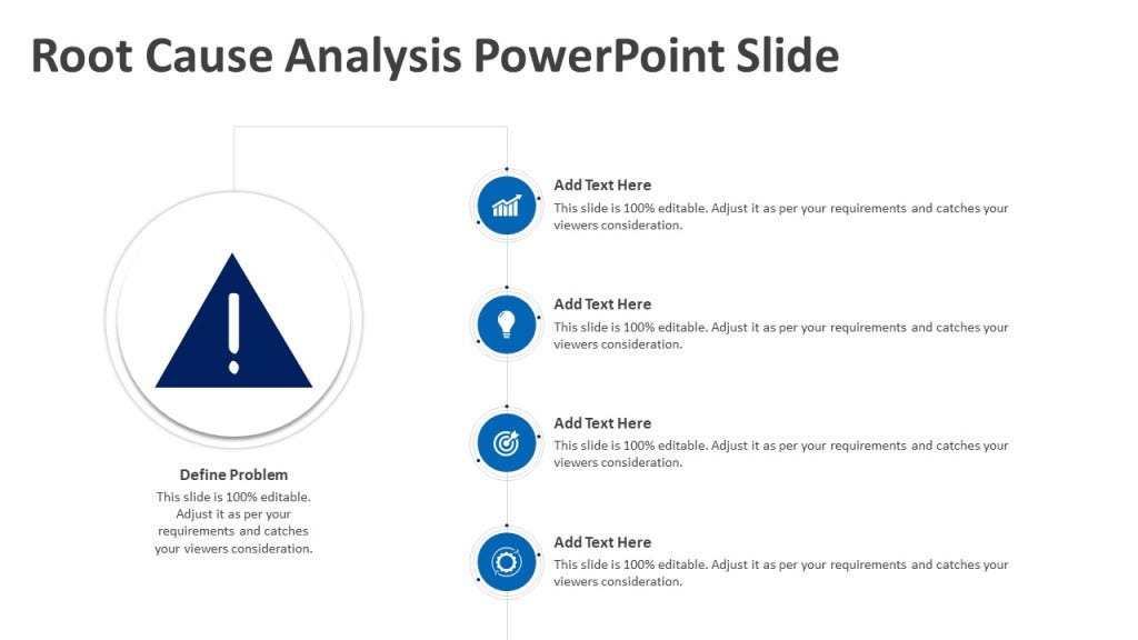 Root Cause Analysis PowerPoint Slide