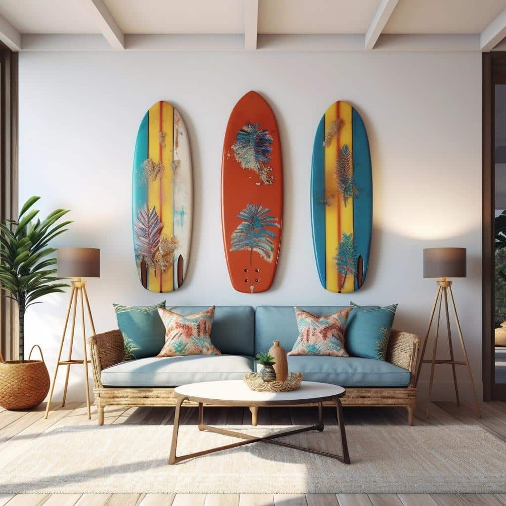 Ride the Wave of Style: How Decorative Wall Surfboards Elevate