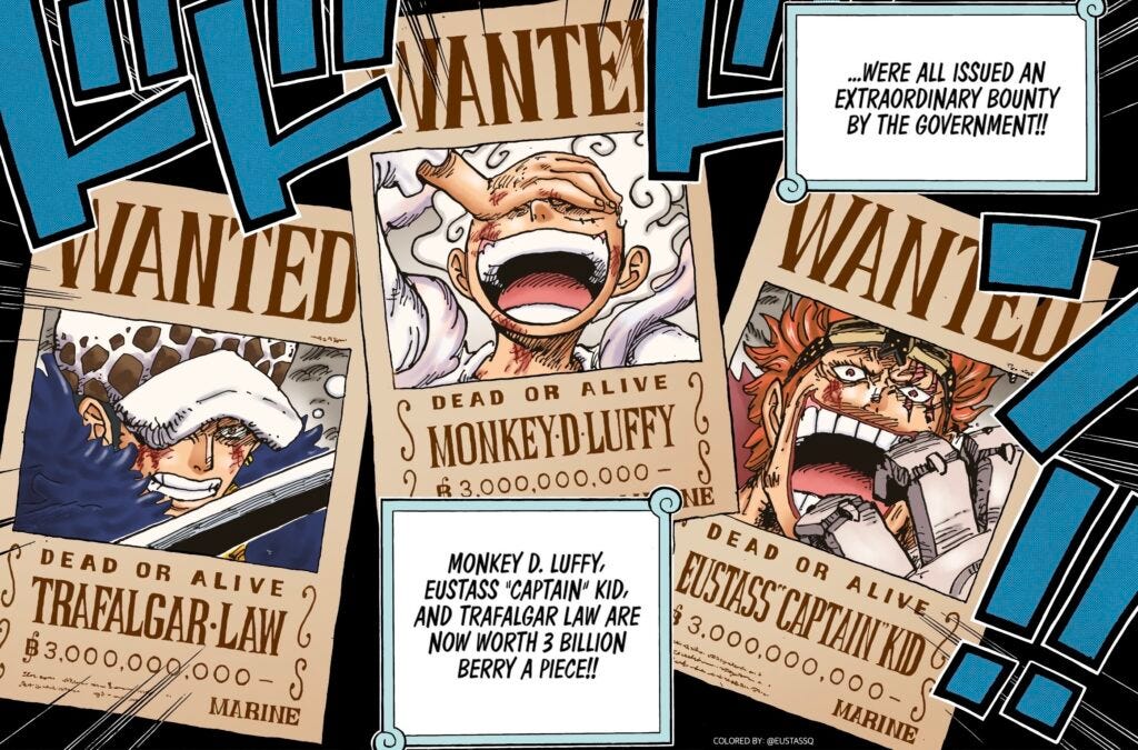 Why does Gold D D. Roger have the highest bounty and not Kaido as