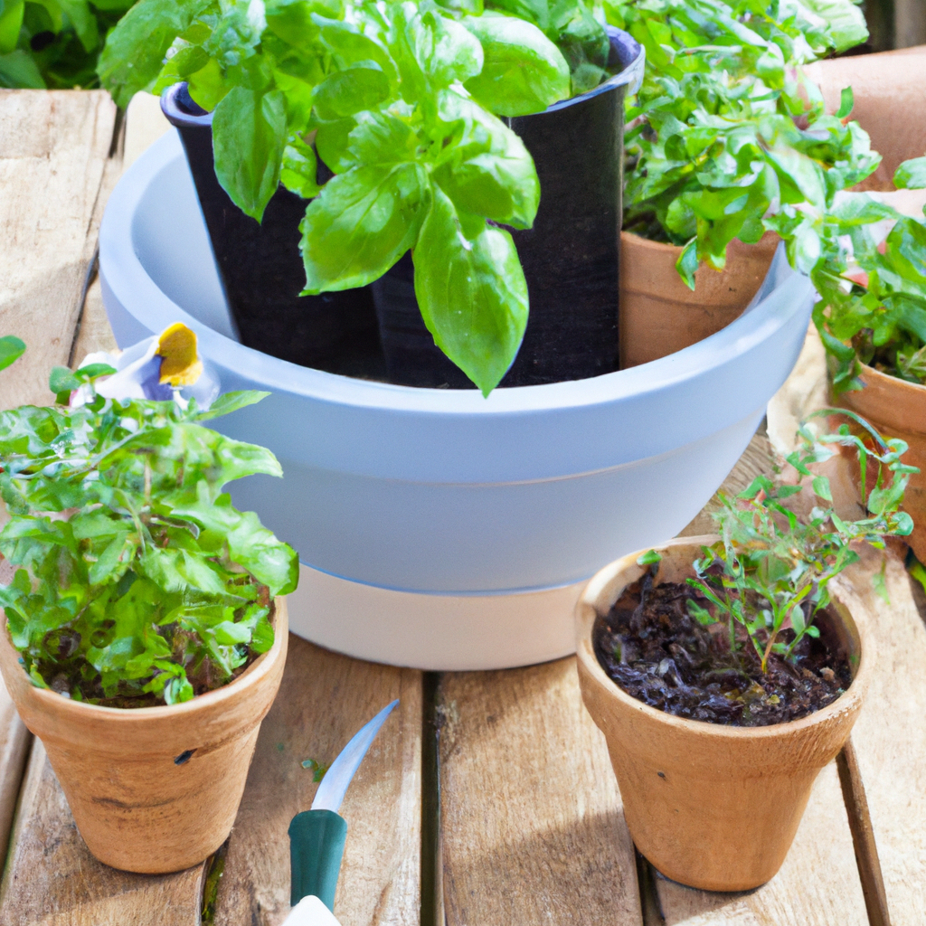 Planting Herbs in Containers by SeedBaba Medium