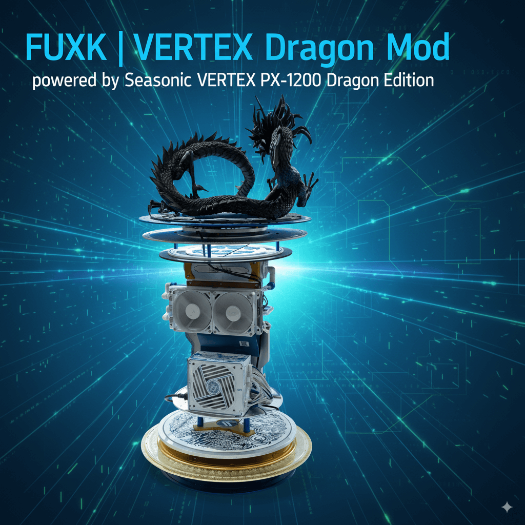 FUXK Vertex Dragon Mod — Seasonic PC Modding at COMPUTEX 2024