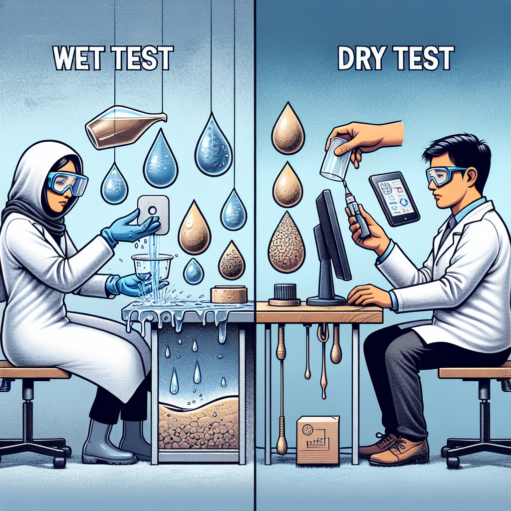 What is the Difference between a Wet Test and a DRY test? by TESTEX
