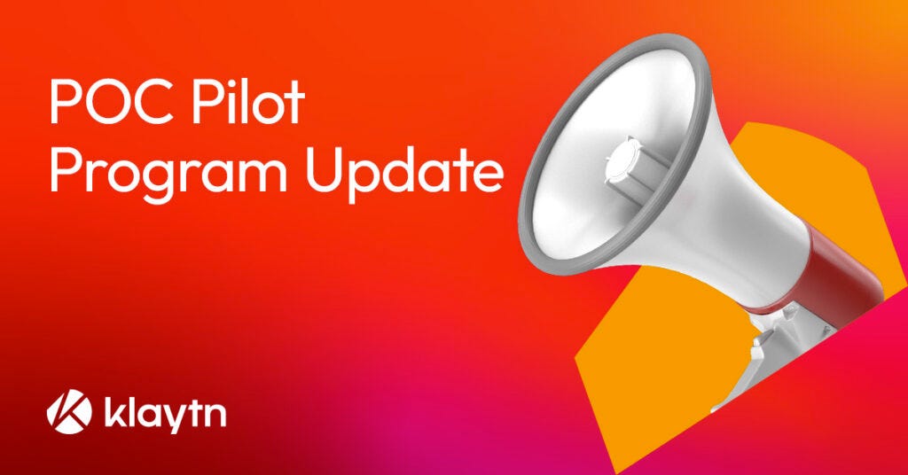Update on Klaytn’s Pilot Proof-of-Contribution Program