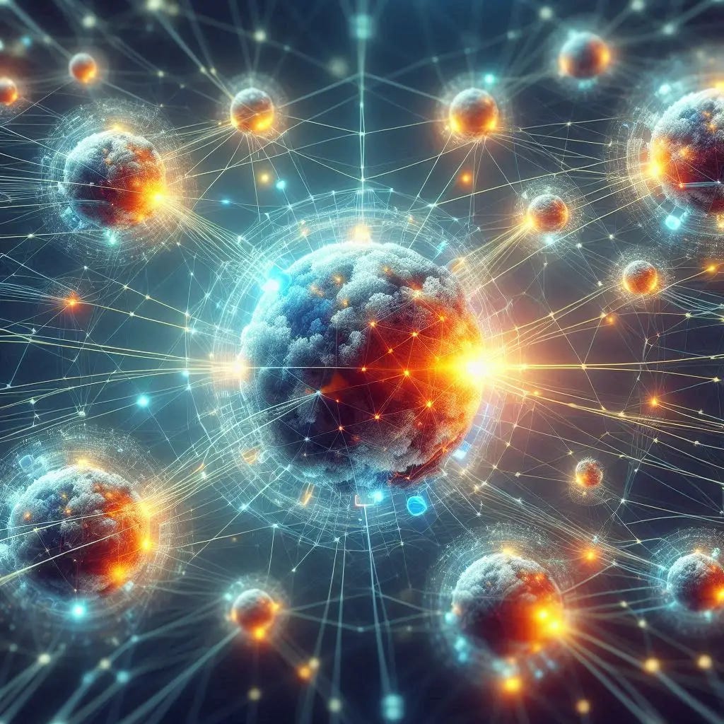 2PC in distributed systems (Generated by Microsoft Bing AI)
