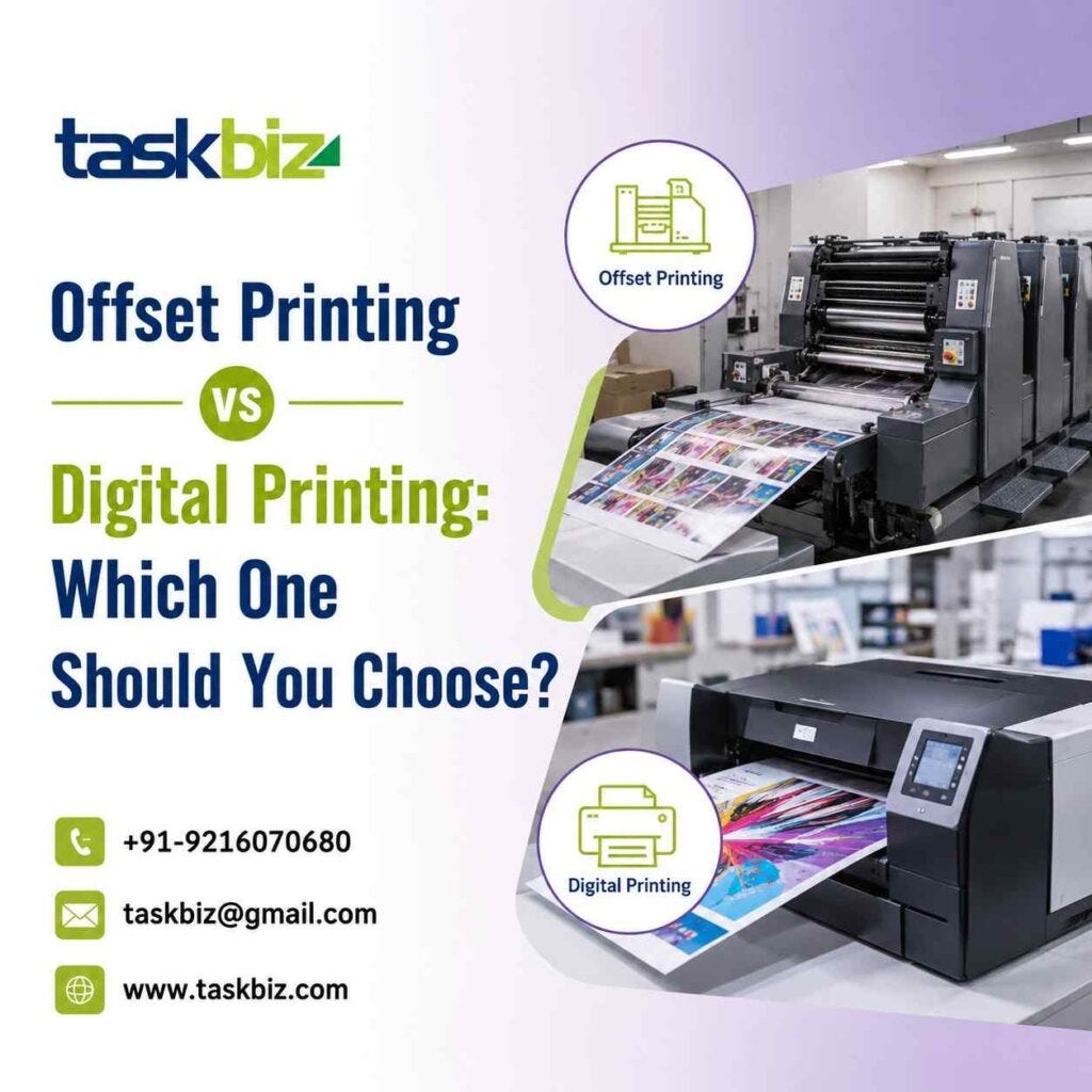 Offset Printing vs Digital Printing: Which One Should You Choose?