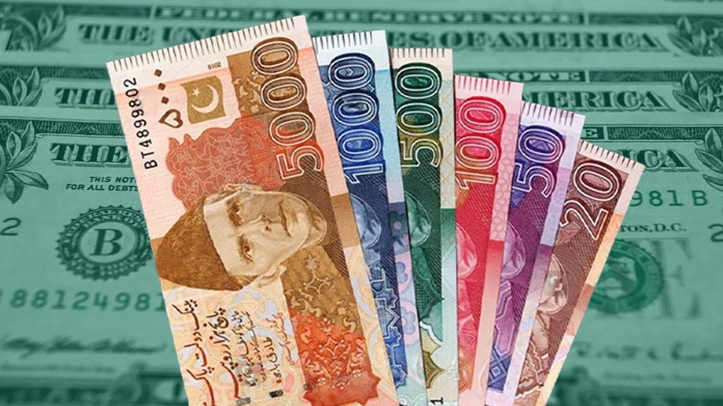 Intraday trade: PKR gains four paisa against US dollar