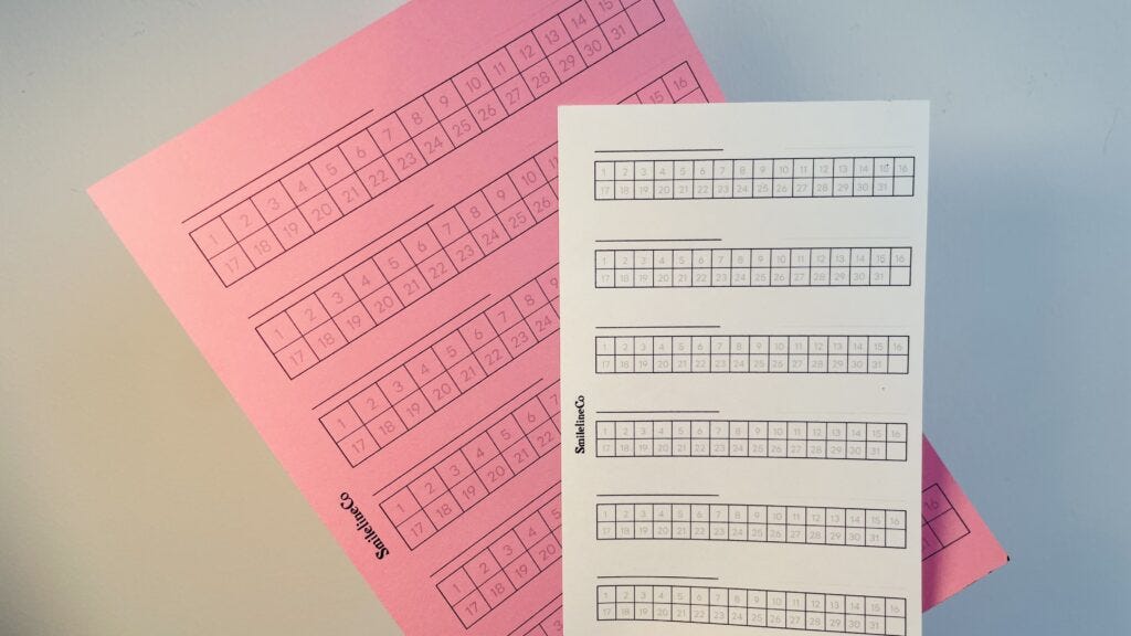 Introducing the Universal Grid Tracker: One Free Printable, Endless Ways to Use It