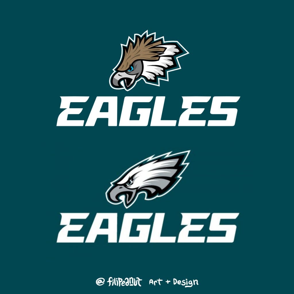 Philippine Eagles vs. Philadelphia Eagles