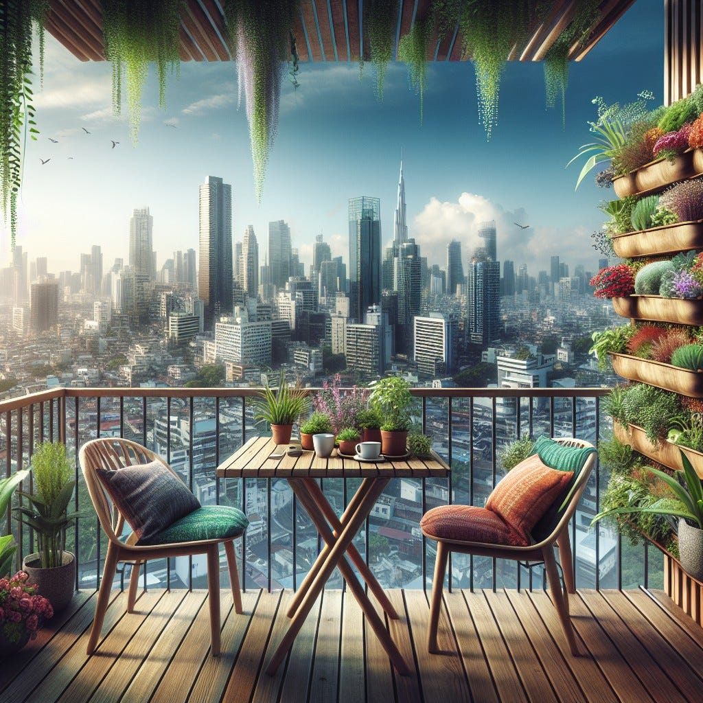 Luxury Eco Rentals With A Balcony photo