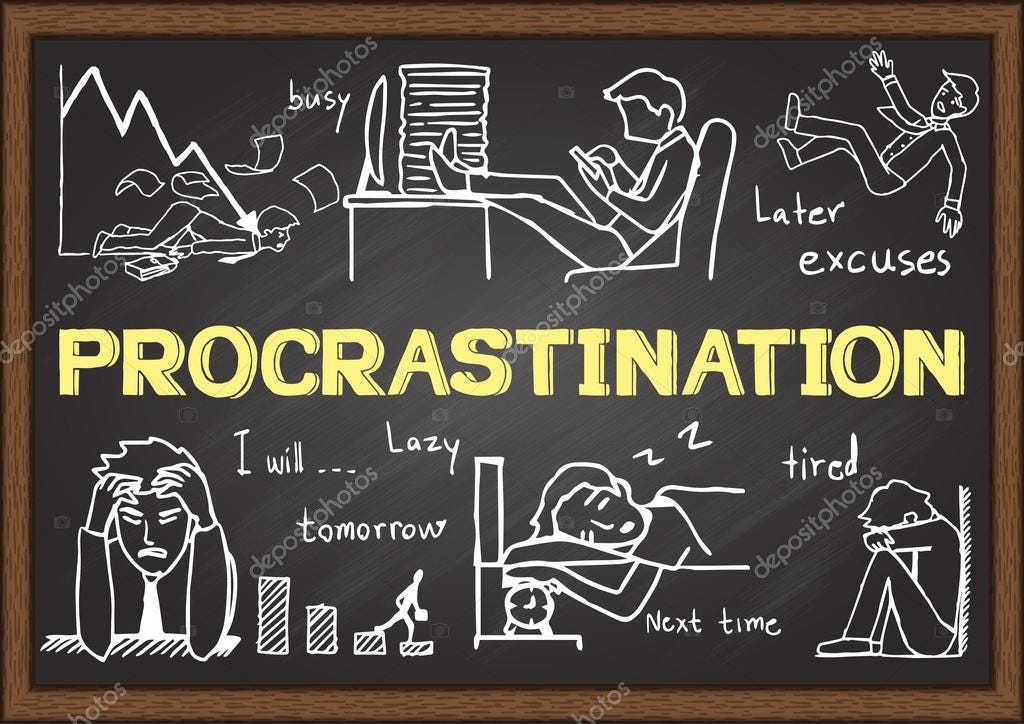 My subtle art of procrastination. by Gaurav Ashok Medium