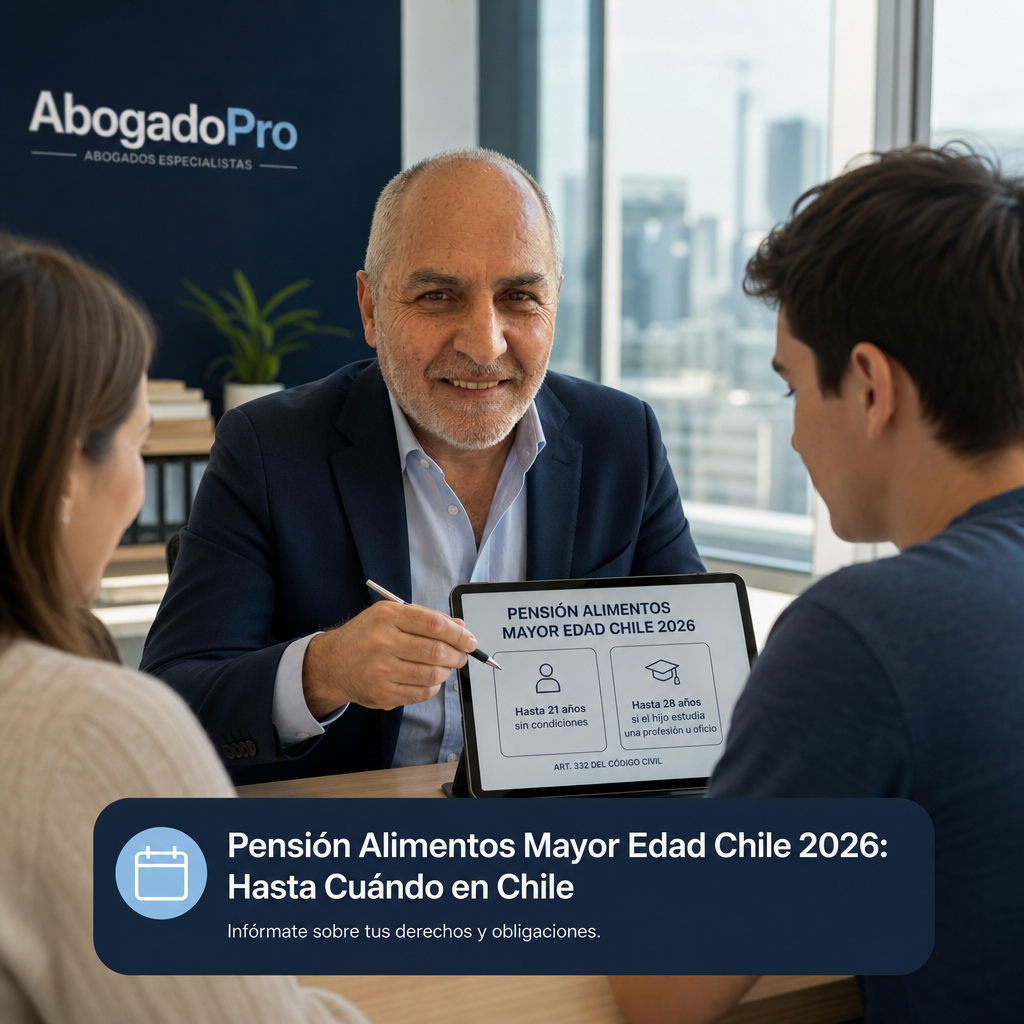 Pensión Alimentos Mayor Edad Chile 2026: Hasta Cuándo en Chile