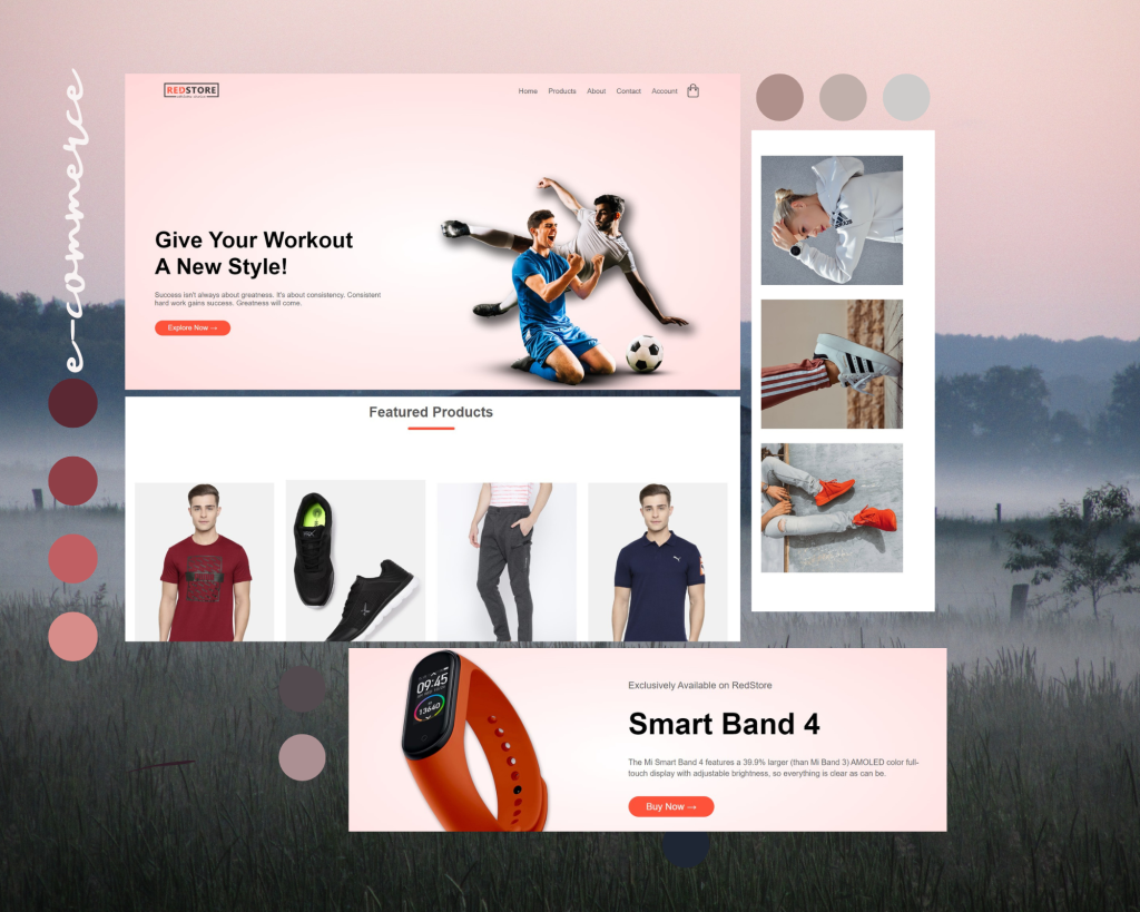 E-Commerce Website Using HTML ,CSS and JavaScript | by Cwrcode | Medium