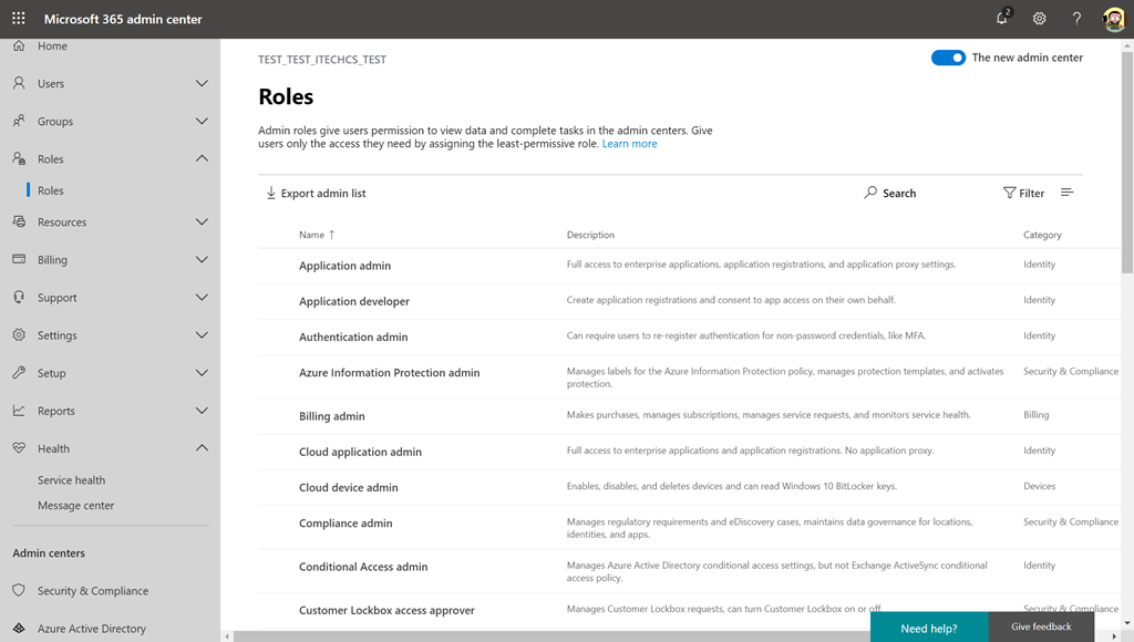 New Admin Roles section in the Office 365 Admin Center | by Juan Carlos  González | REgarding 365