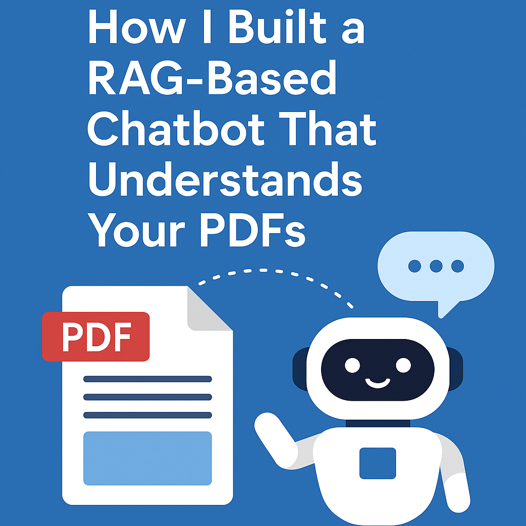 How I Built a RAG-Based Chatbot That Understands Your PDFs | by Amir ...