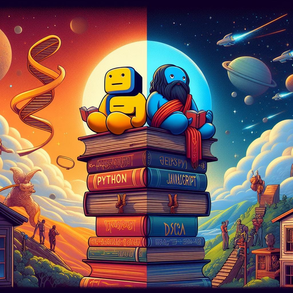 The Data Science Story: DS001. Python vs JavaScript: A Comparative ...