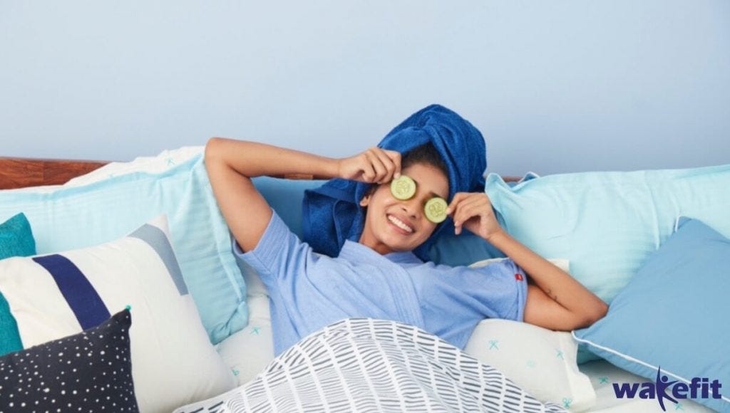 Healthy Sleeping Habits Sleep Management Wakefit Raksha Mayi Medium