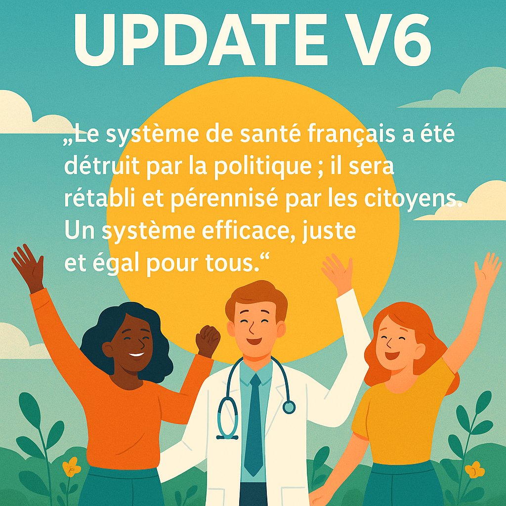 UPDATE V6 — Réforme du système de santé