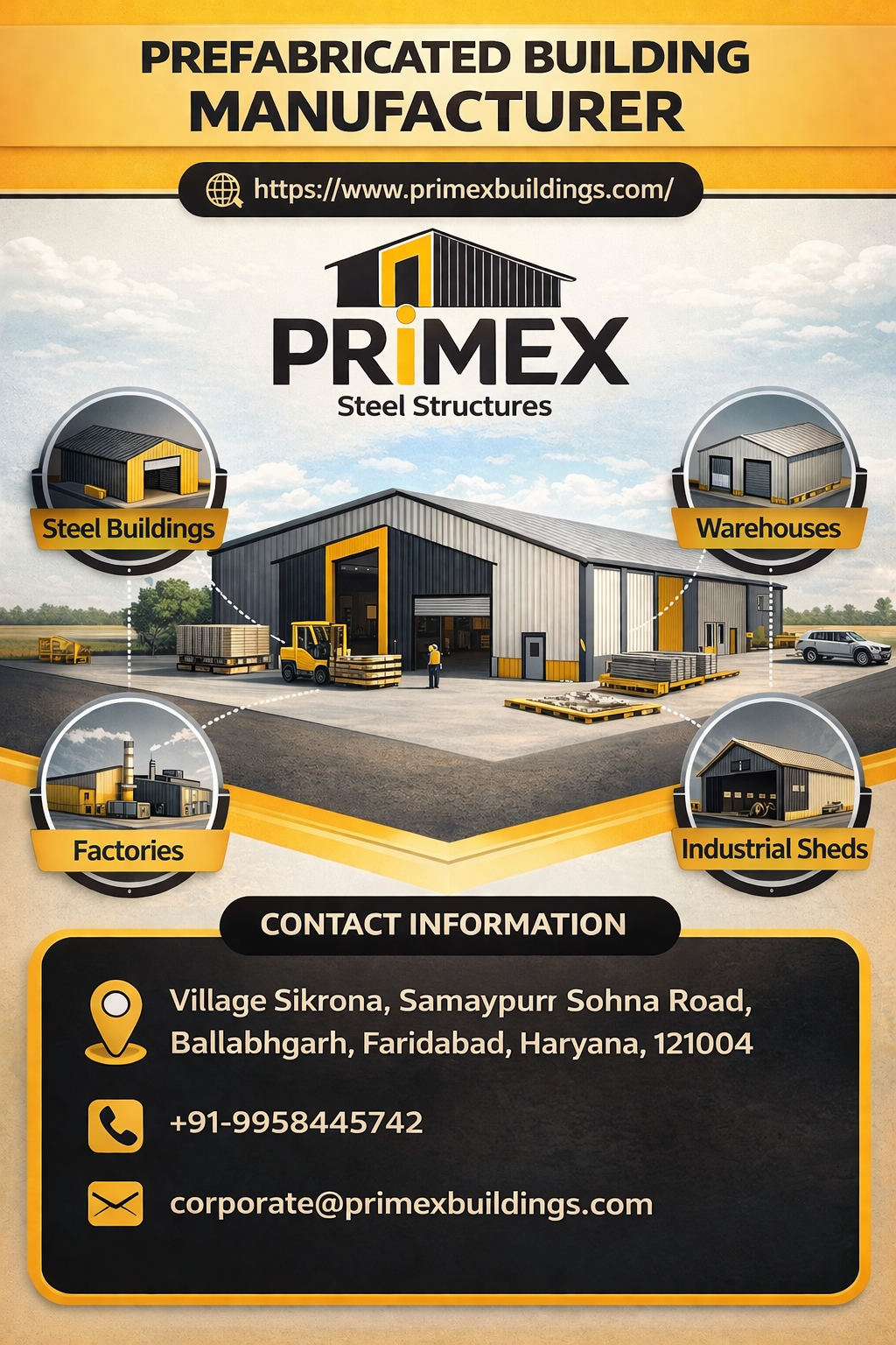 Prefabricated Building Manufacturers in India — Primex Building Systems Pvt. Ltd