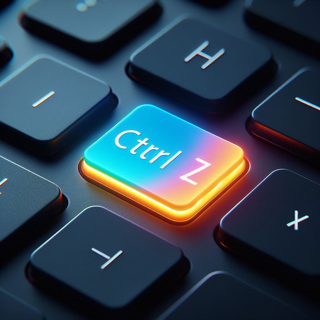What if Ctrl+Z never existed ?. Imagine this, you are an experienced ...