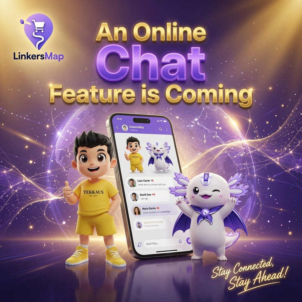 💬 LinkersMap Brings Online Chat to Business Networking