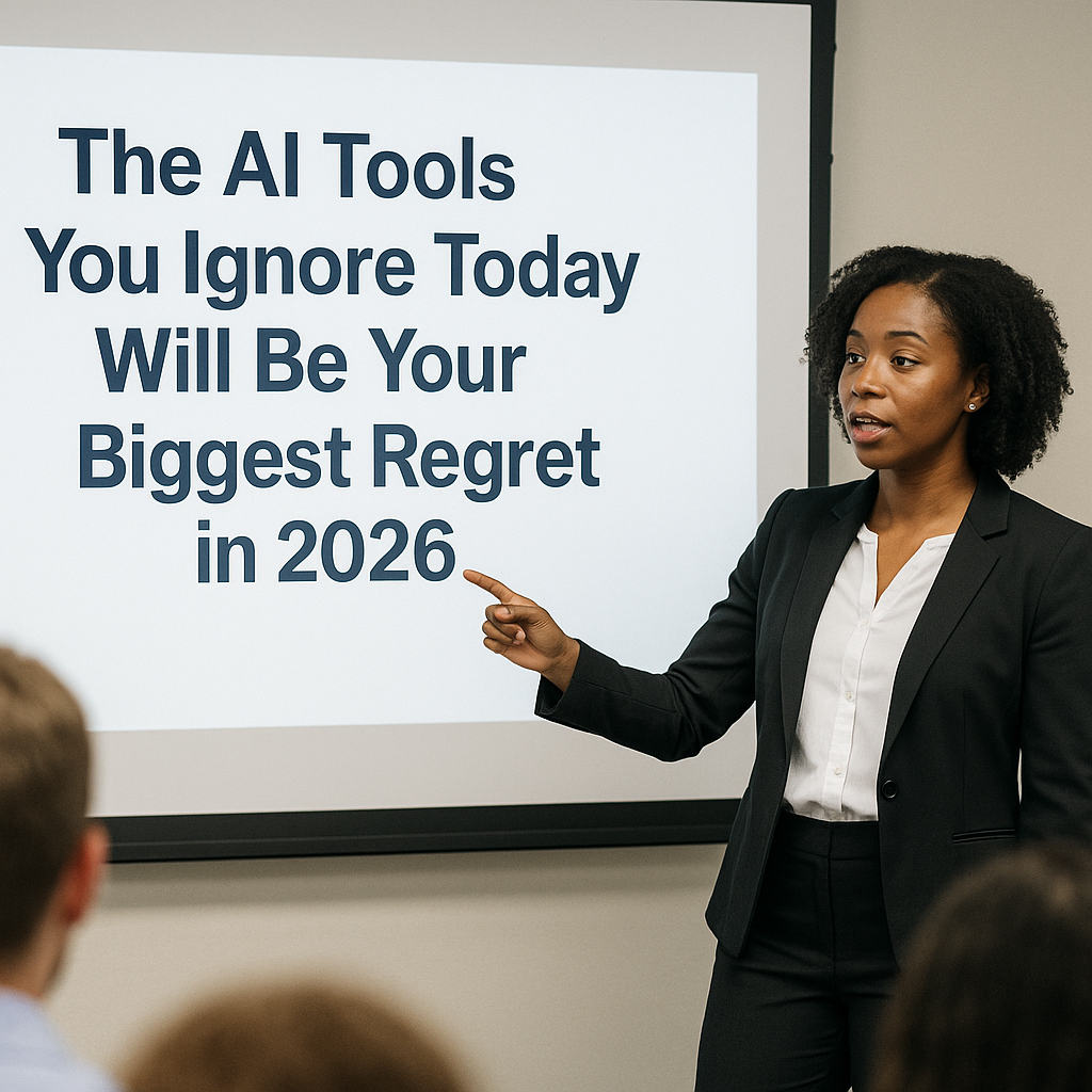 The AI Tools You Ignore Today Will Be Your Biggest Regret in 2026 by