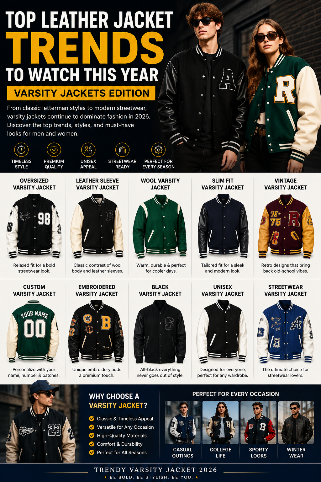 Top Leather Jacket Trends to Watch This Year