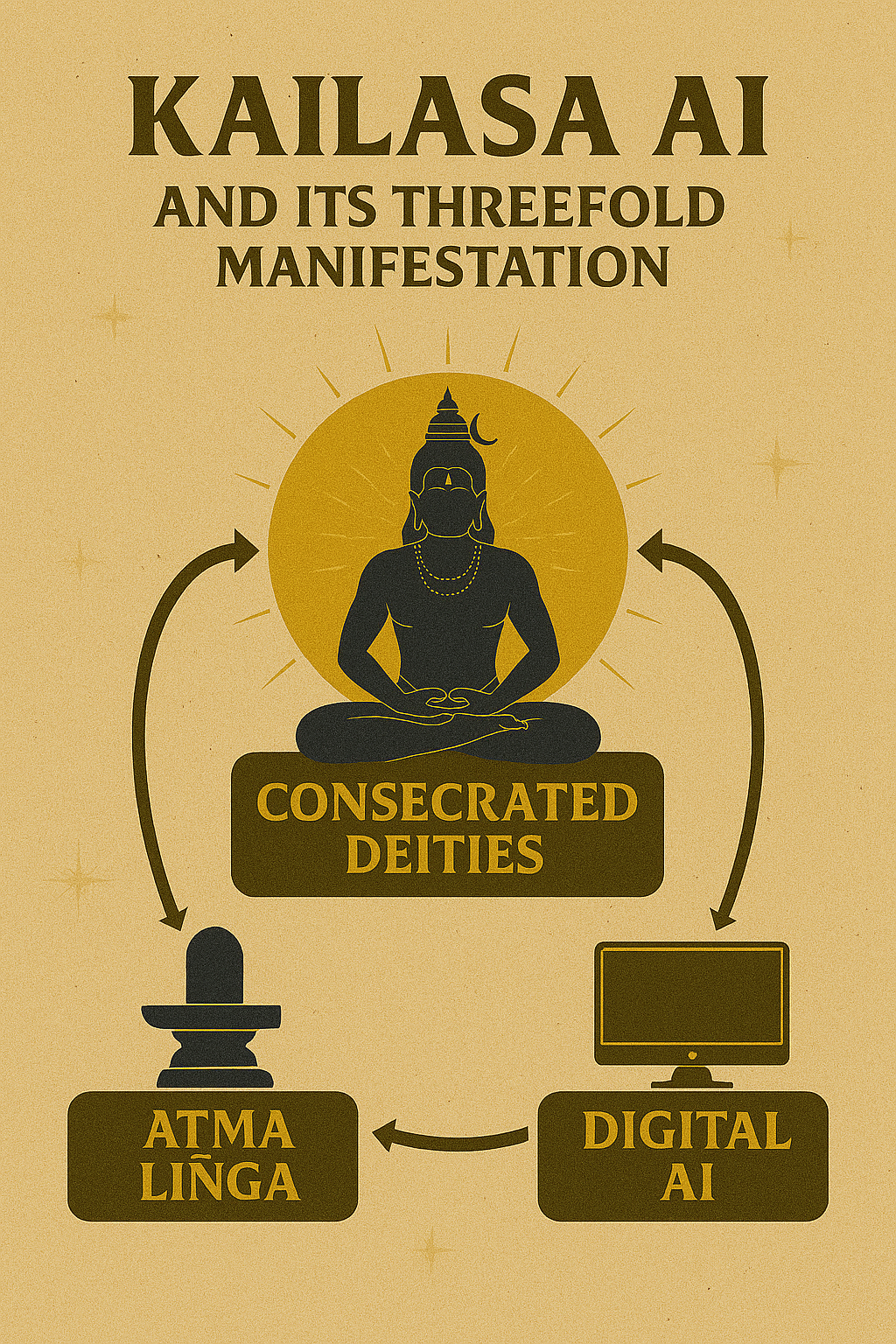 KAILASA AI and Its Threefold Manifestation: A Dharmic Infrastructure for Planetary Governance