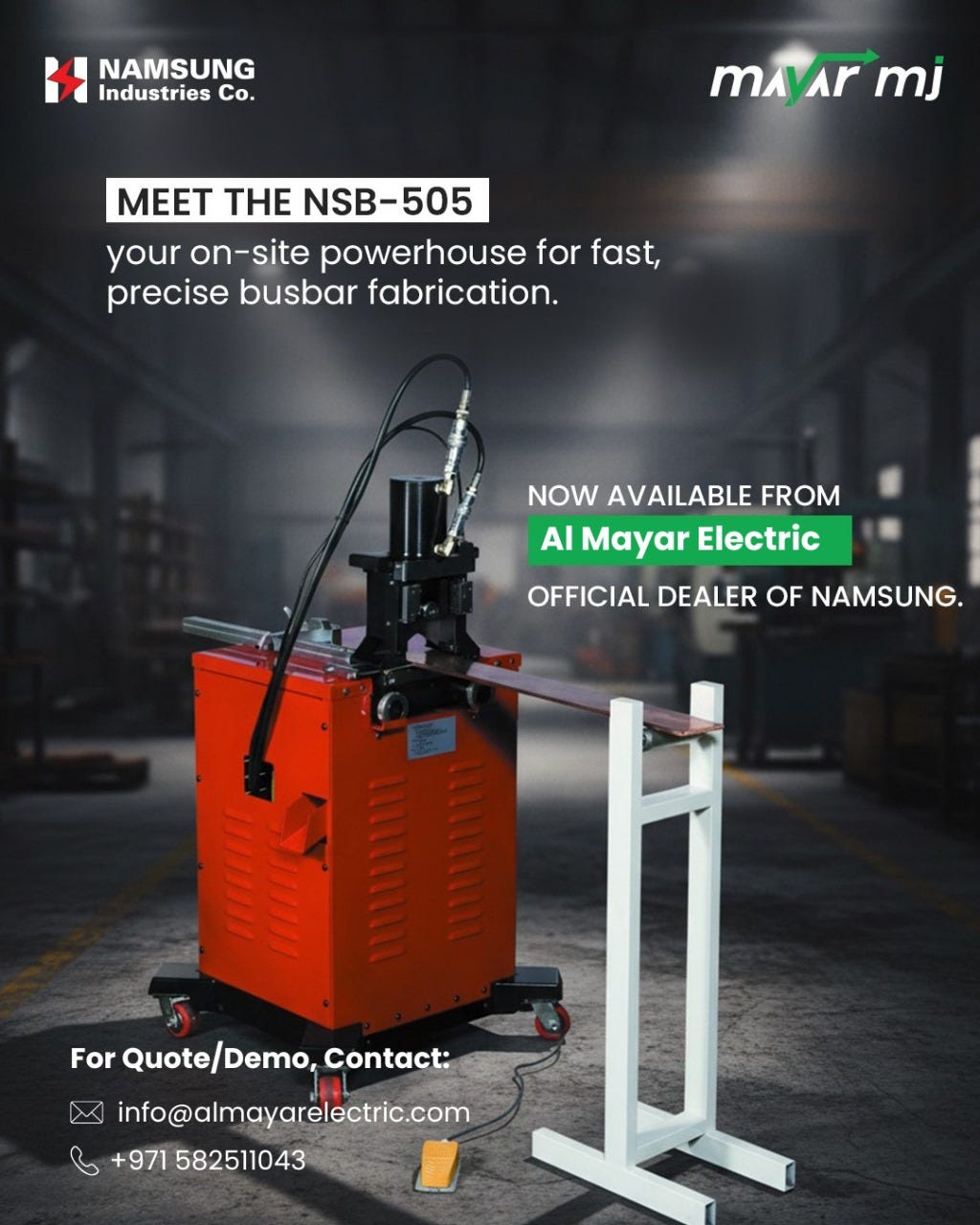 Busbar Fabrication with NAMSUNG NSB-505