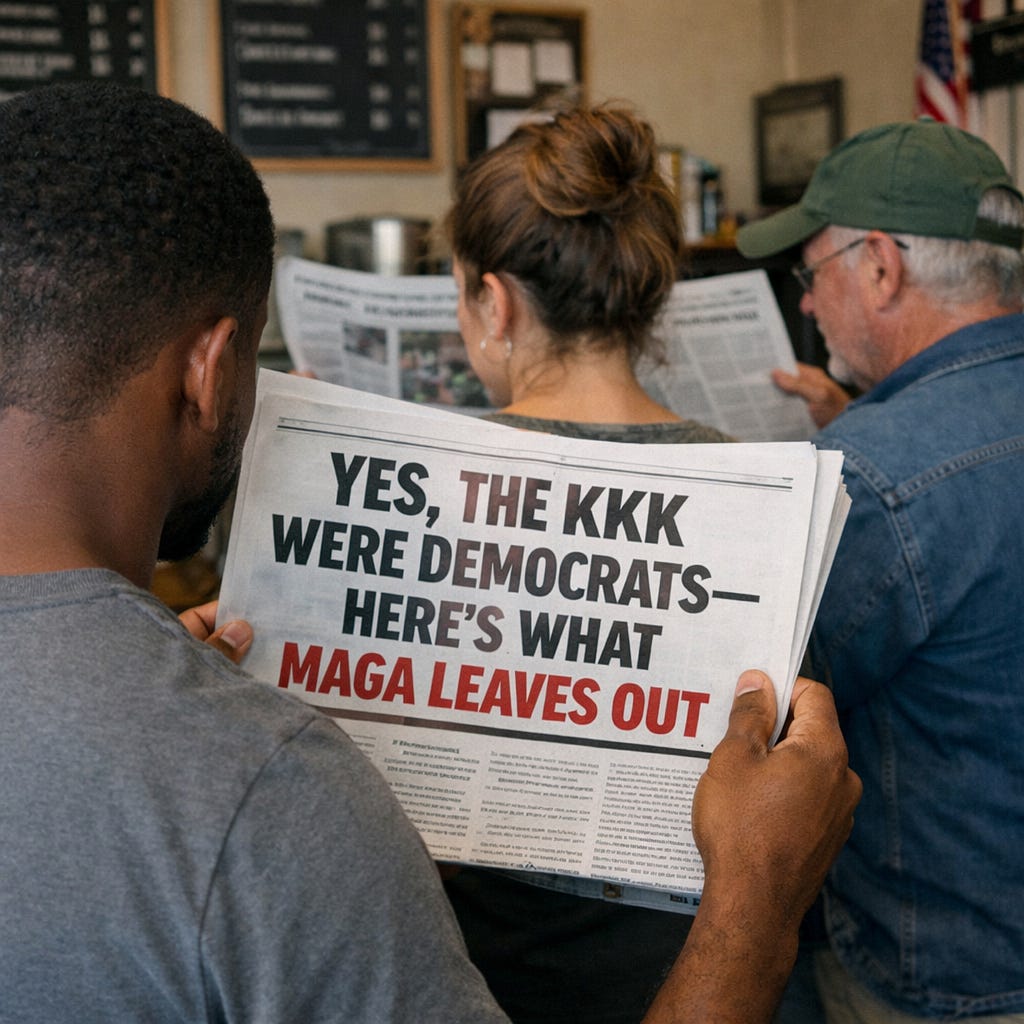 The KKK Were Democrats” Is Technically True—and Still a Con”