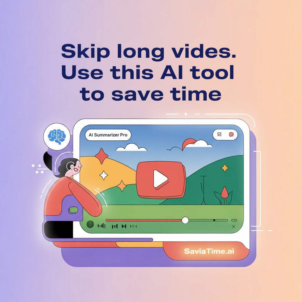 Skip Long Videos Use this AI tool to save time