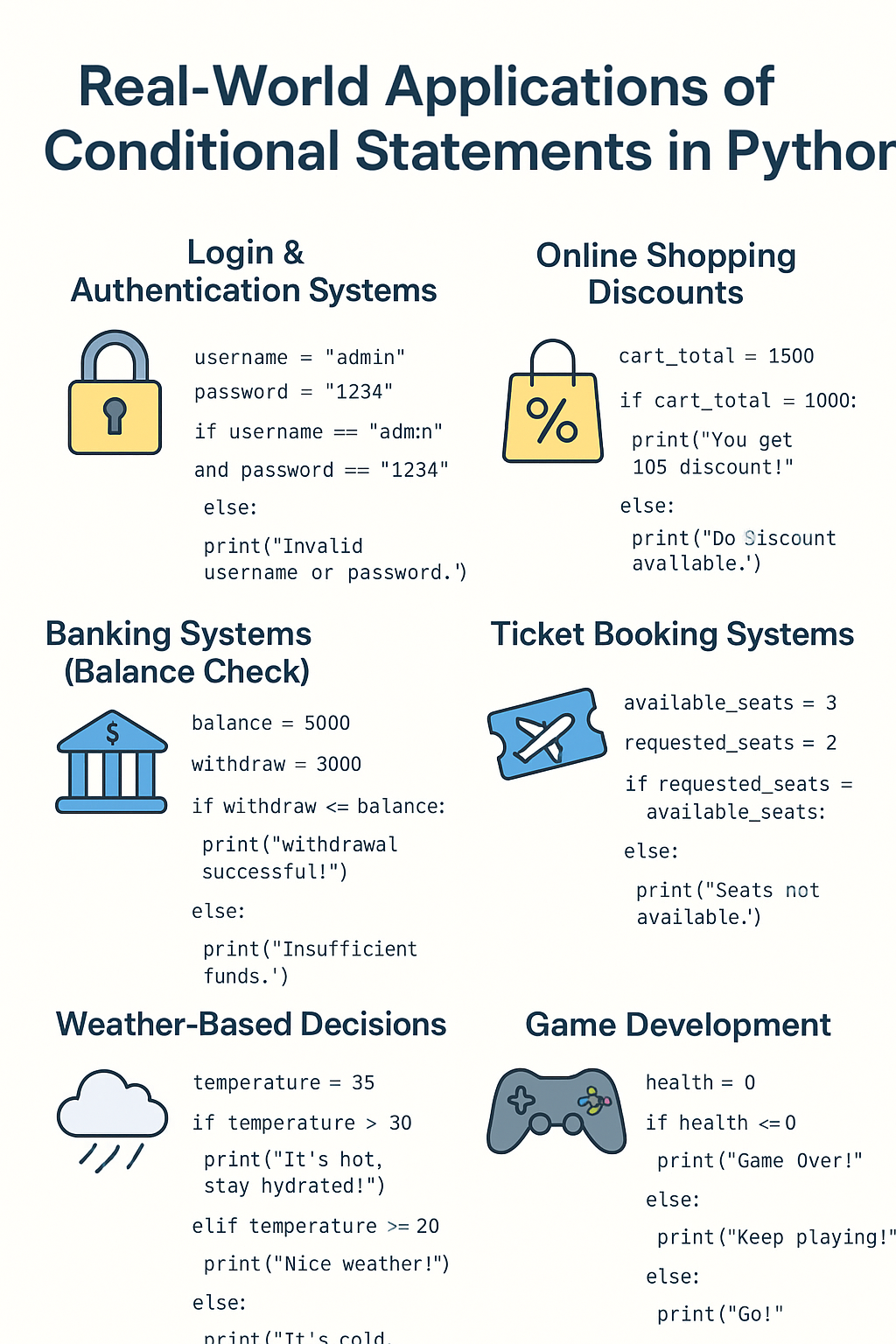 Mastering Conditional Statements in Python: A Beginner’s Guide | by ...