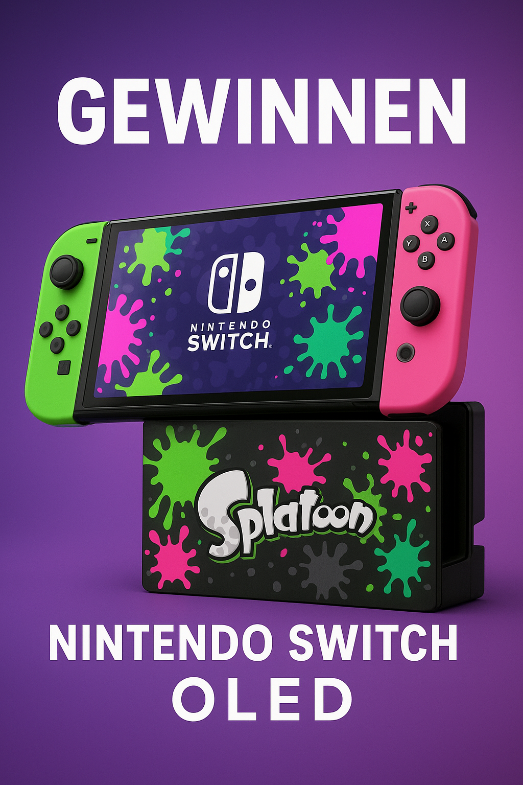 Jemlits 5-Pfund-Boxen: Nintendo Switch OLED Splatoon gewinnen