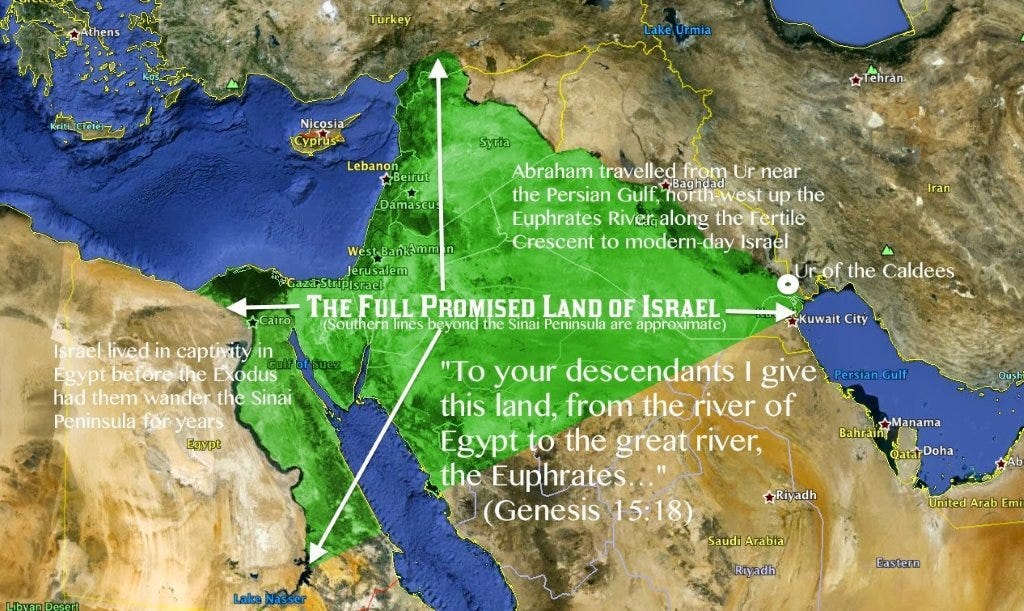 Borders of the Promised Land – Bible Mapper Atlas