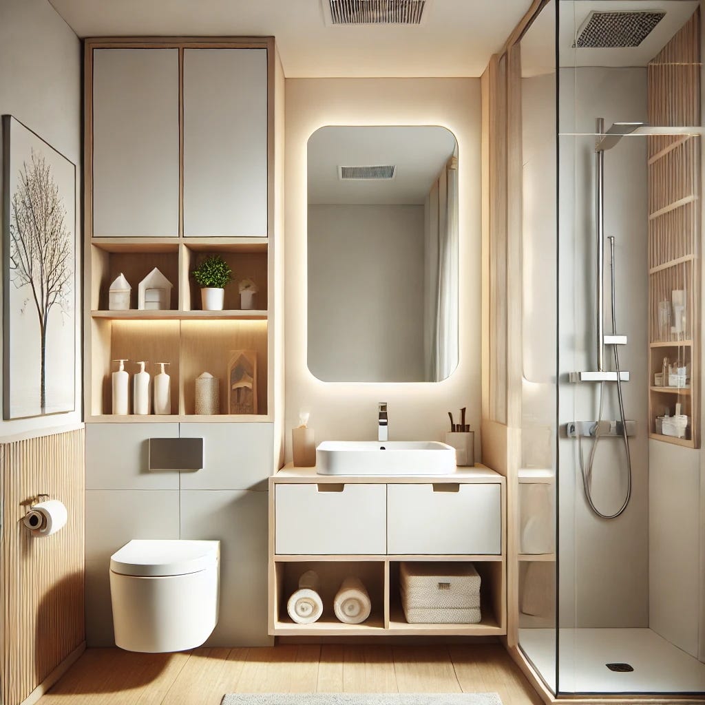 Transforming Small Bathrooms with Allreno AI Bathroom Design App | by ...