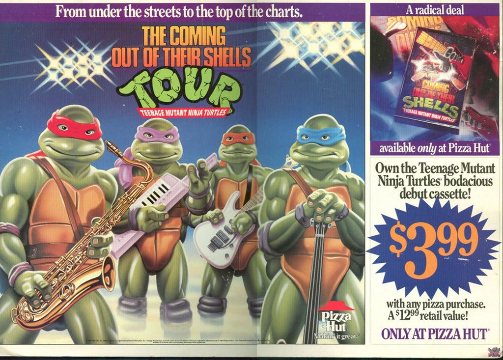 ninja turtles music tour