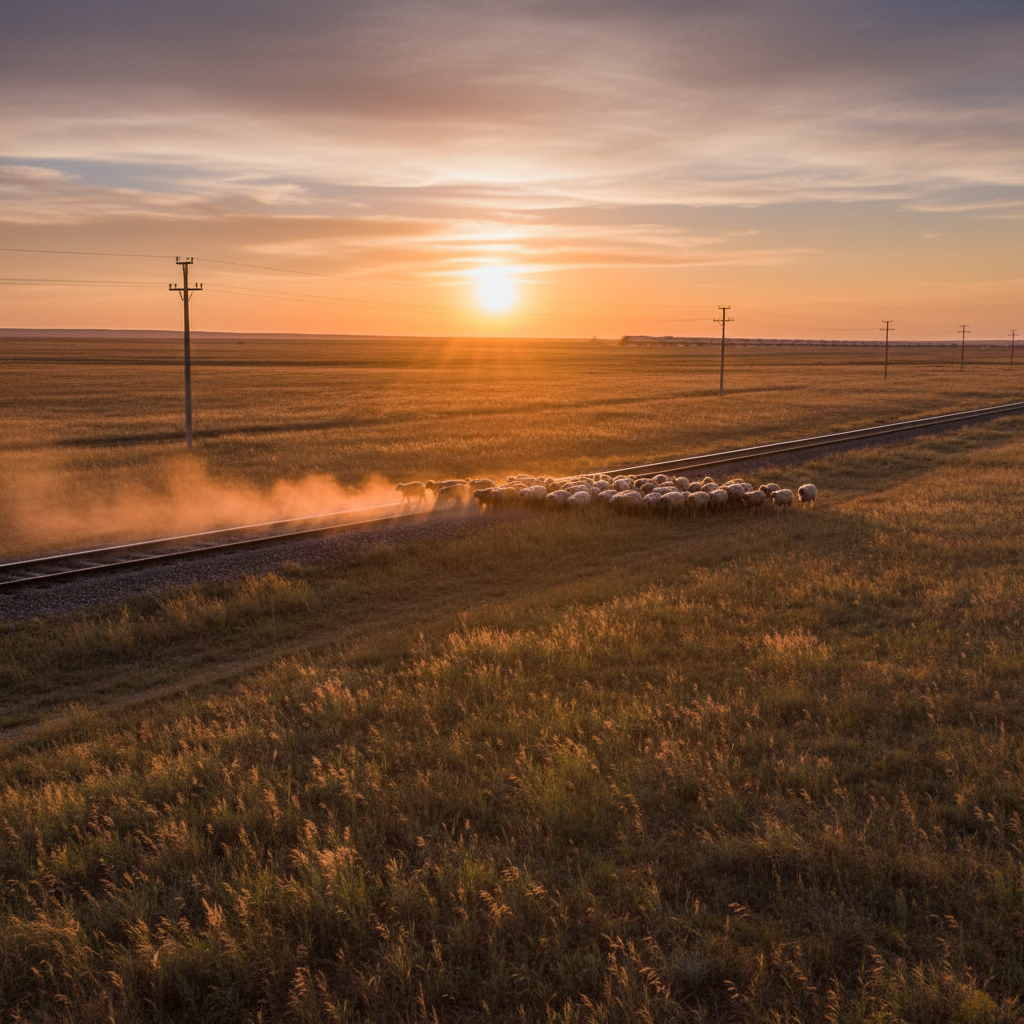 Kazakhstan and mongolia's new railways force herders onto asphalt