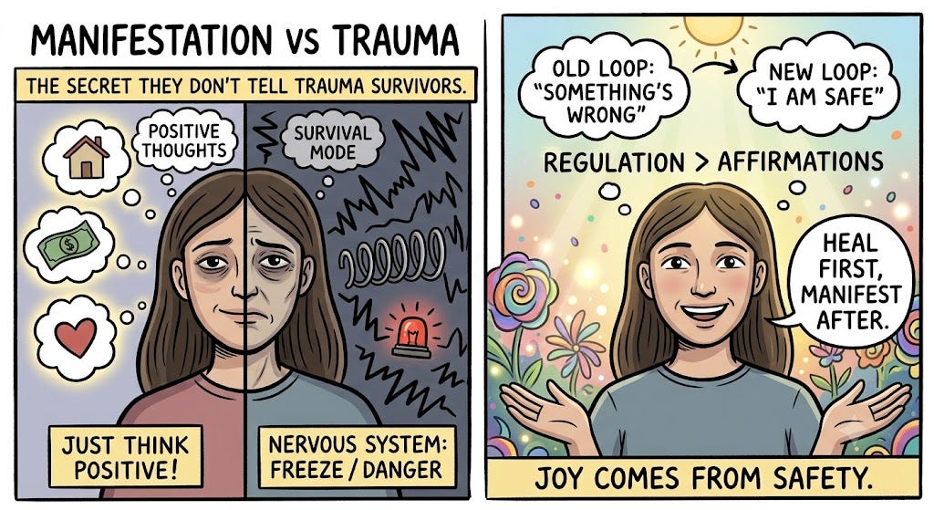 Trauma Survivors CAN Manifest Happiness