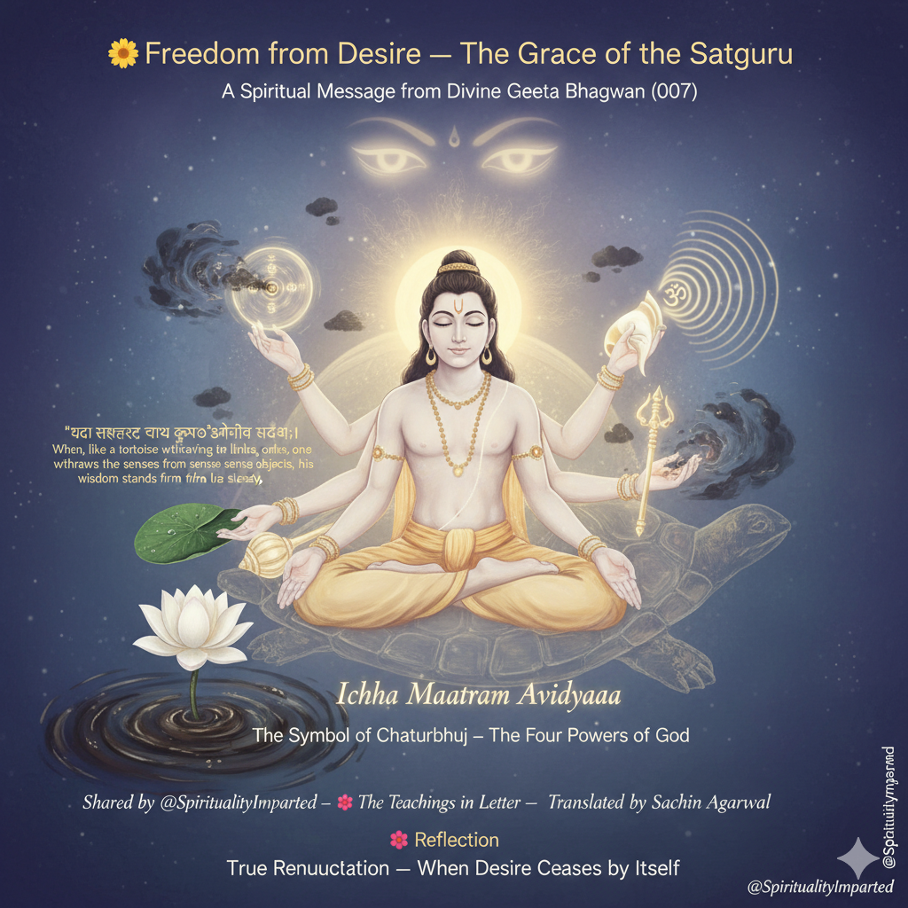 🌼 Freedom from Desire — The Grace of the Satguru