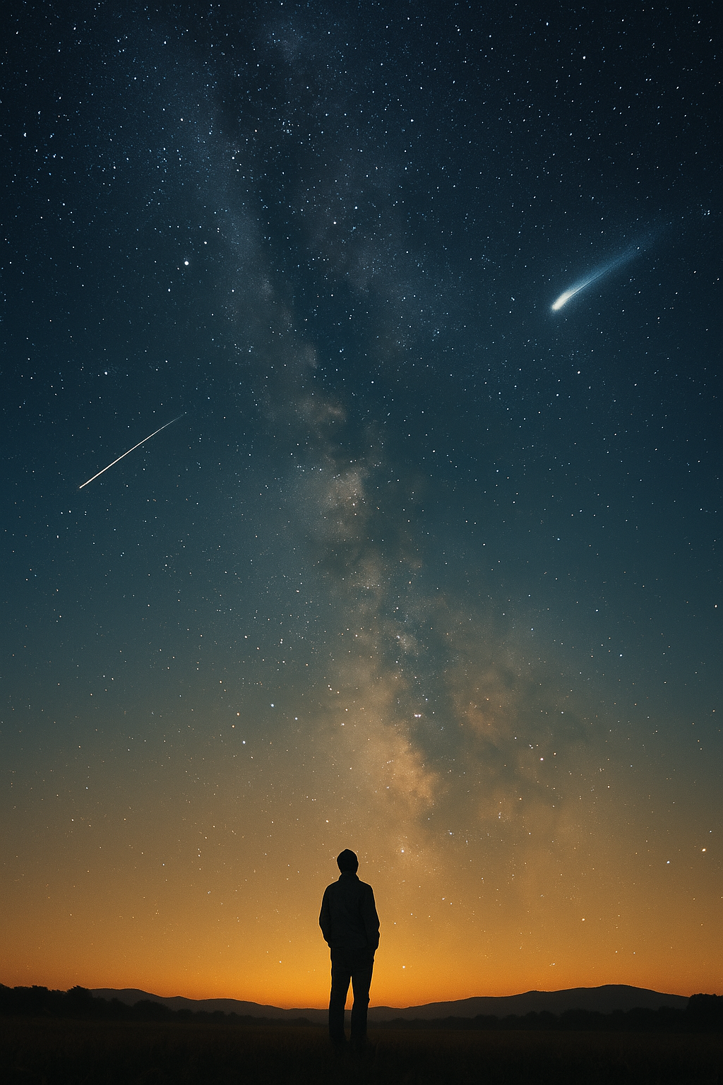 Une valse à trois corps : dialogue entre étoiles, silence et conscience