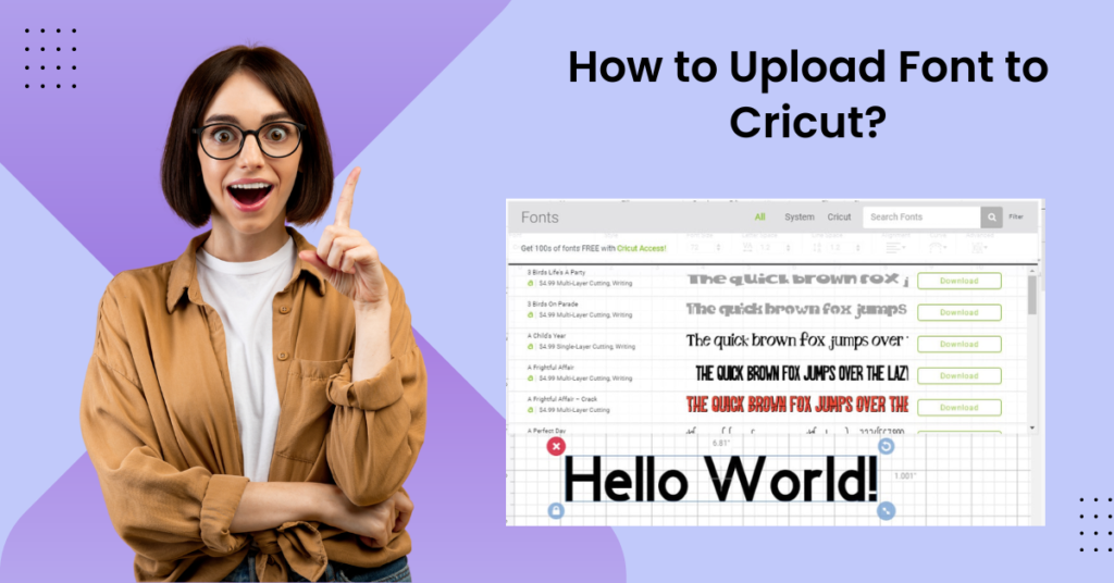 How To Upload Font To Cricut