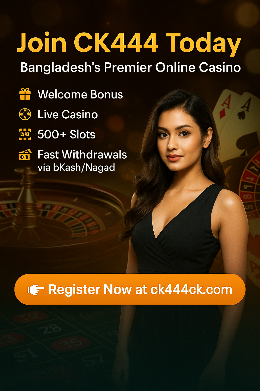 CK444 Casino: Top Slots & Live Games BD