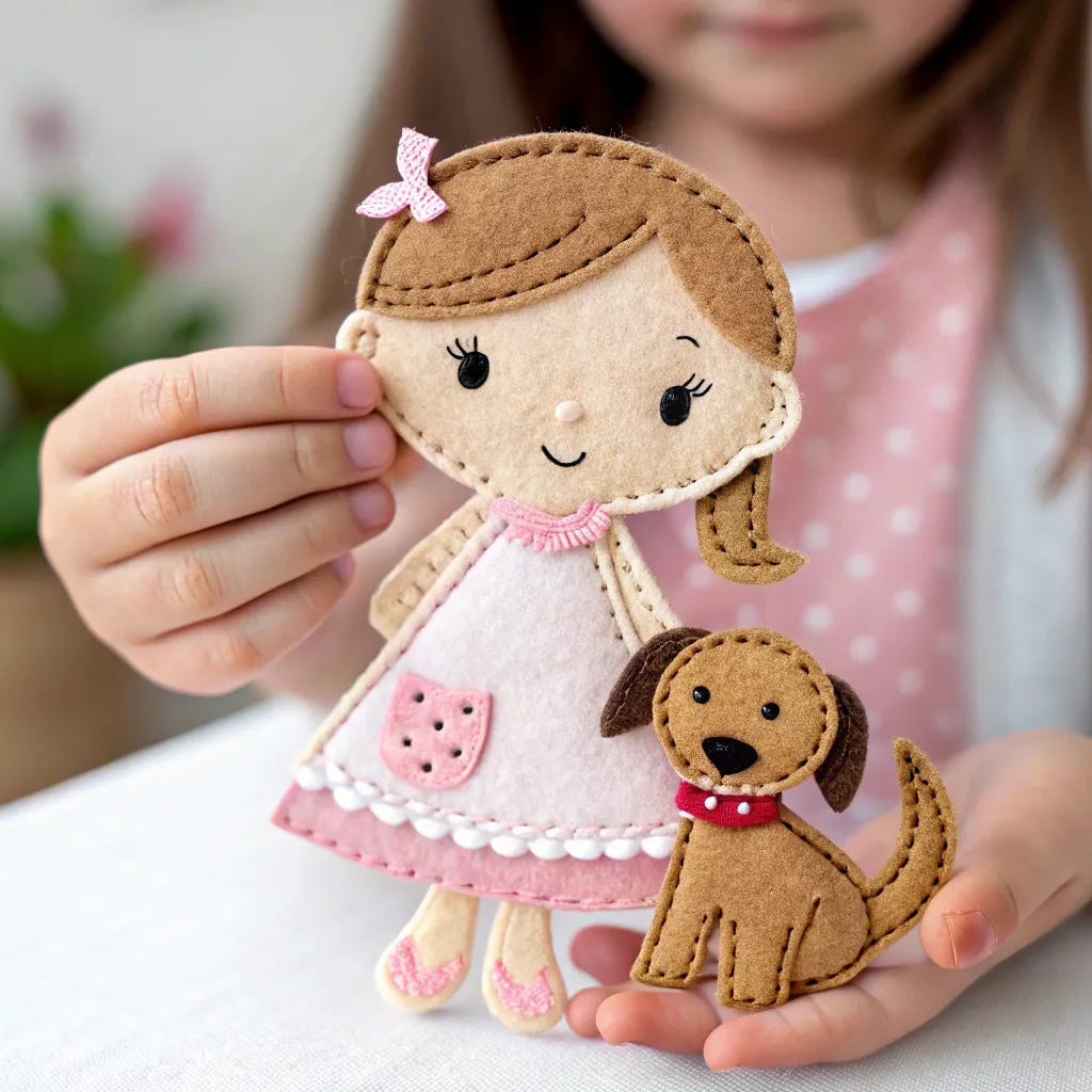 Creative and Easy Felt Crafts to Enjoy with Your Child