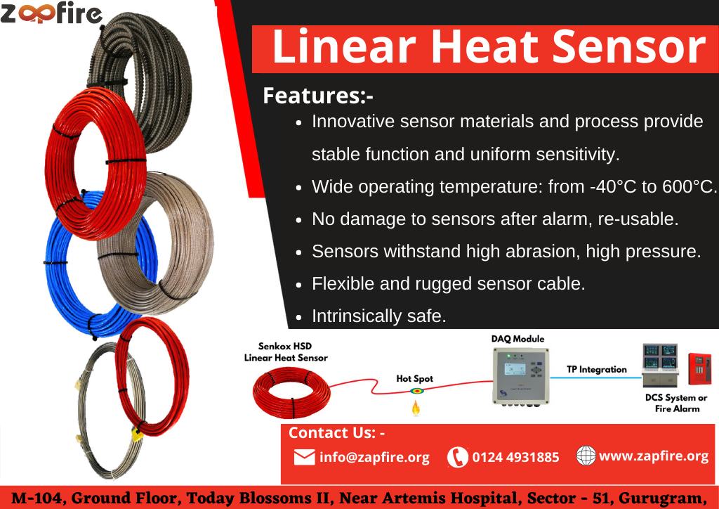 Linear Heat Sensor Cable ZAP FIRE ZAP FIRE Fire Protection AMC