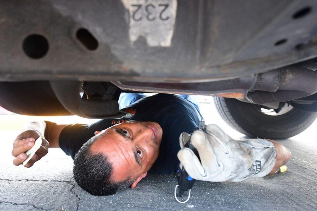 Which cars are least likely to have catalytic converter stolen by