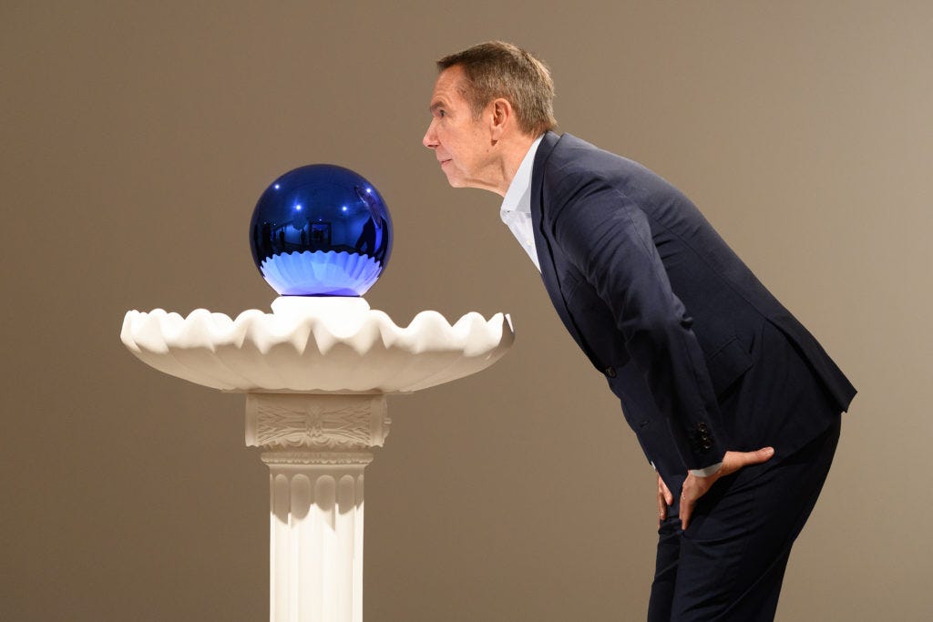 Oh No, Jeff Koons Sculptures Are Going to the Moon