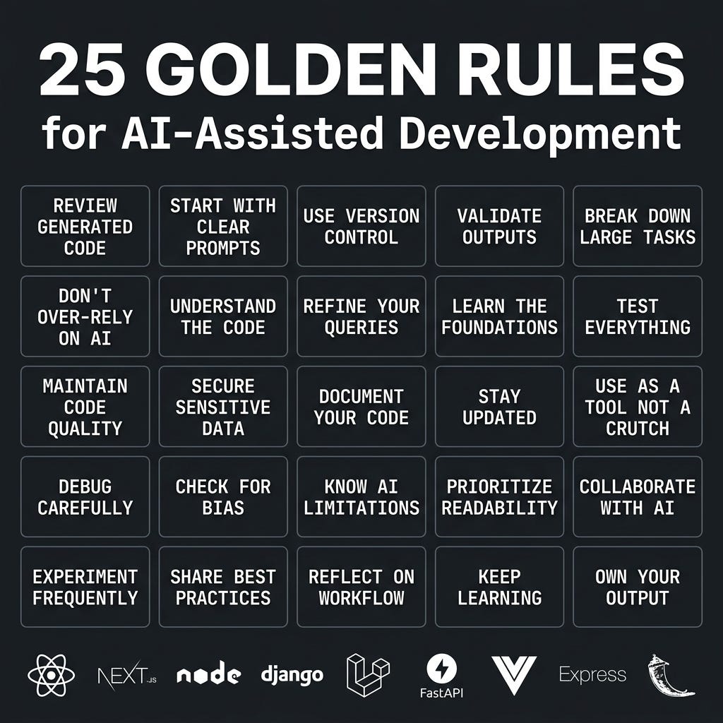The “25 Golden Rules”