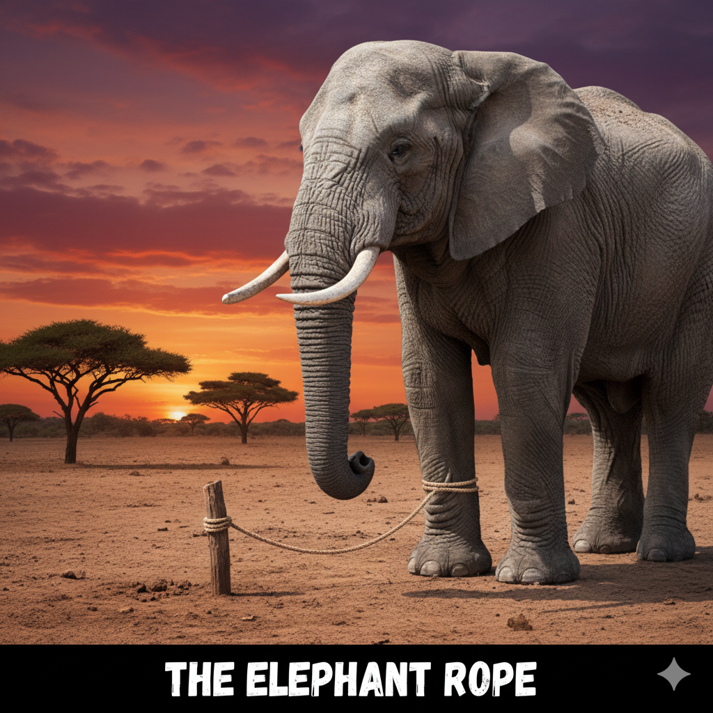 🐘 The Elephant Rope. Breaking Free from the Invisible Chains… | by ...