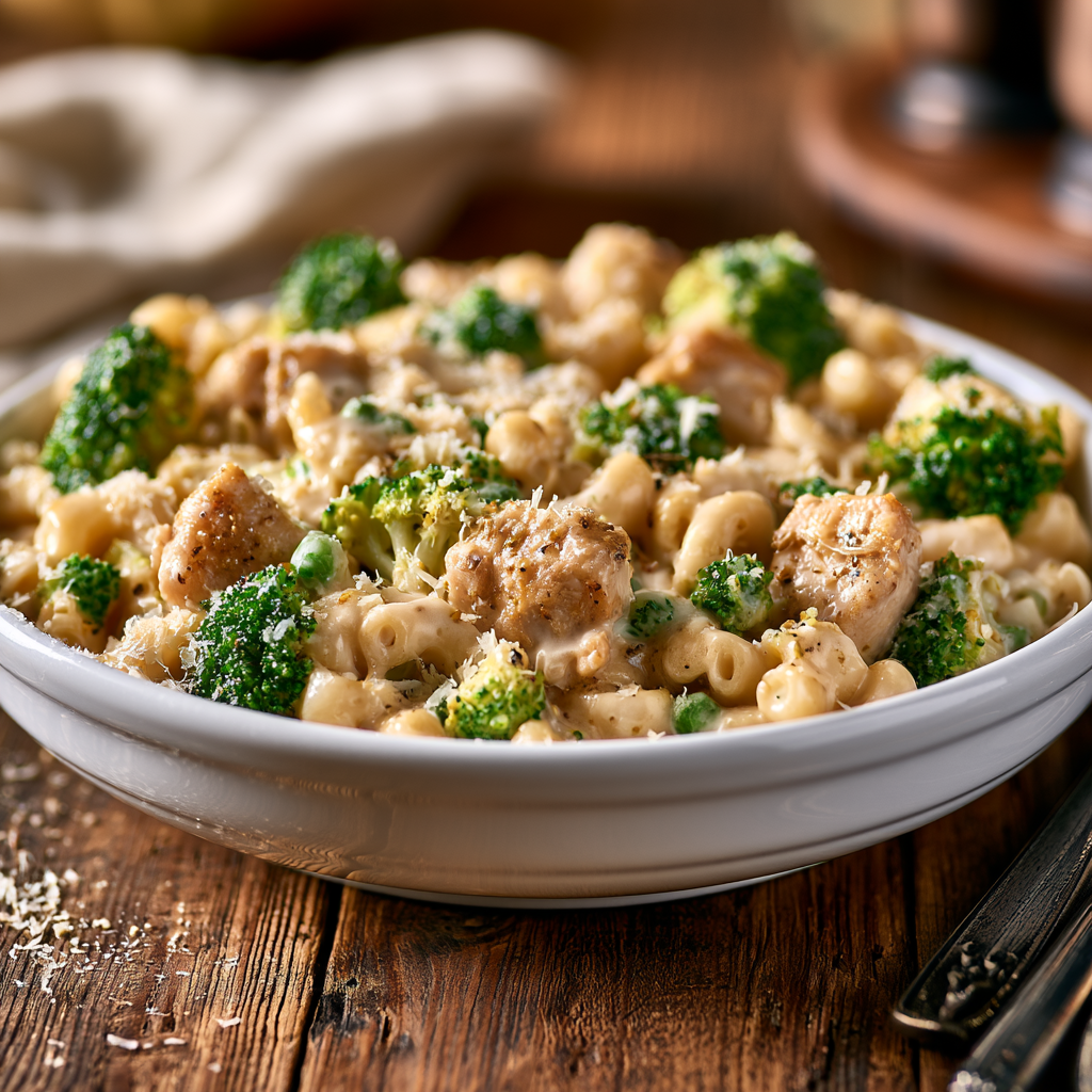 The Creamy Chicken and Broccoli Pasta I Make When Dinner Needs to Feel Easy